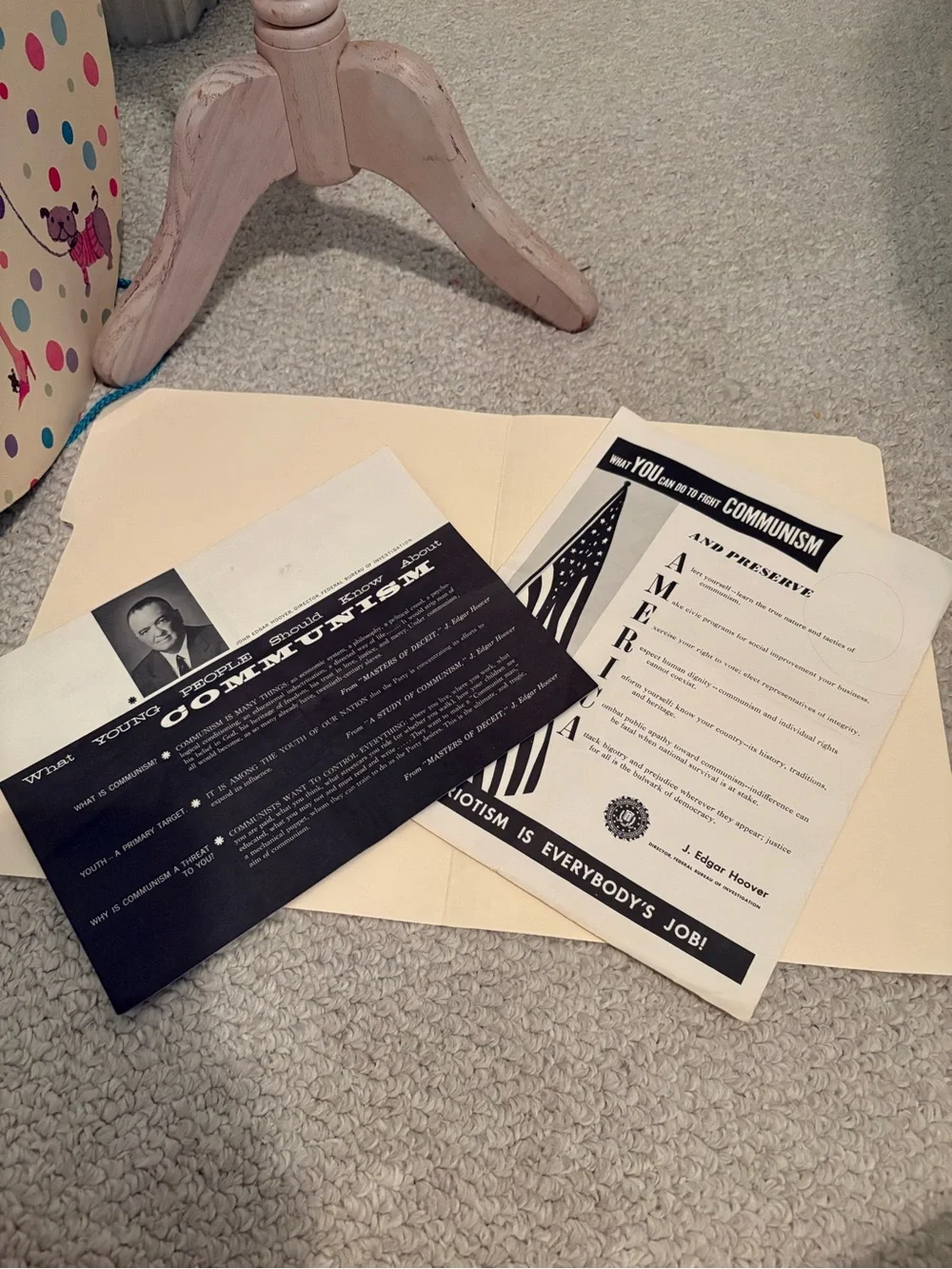 Communism 1963 Vintage Patriotic Educational Pamphlet Set - Black & White